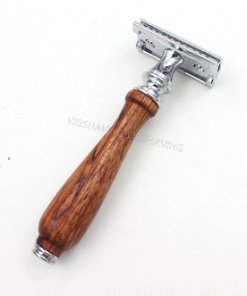 Wooden Handle Safety Razor