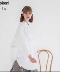 Retro Ladies' allover Frills blouse