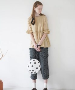 Vintage Ladies' multi-ties back  and  loose-fit  Shirts