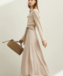 Chic chiffon shirt and skirt set