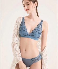 Silk  Bra and Pantie sets in flora Laces