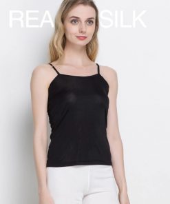 Women's plain  silk Tank  Top
